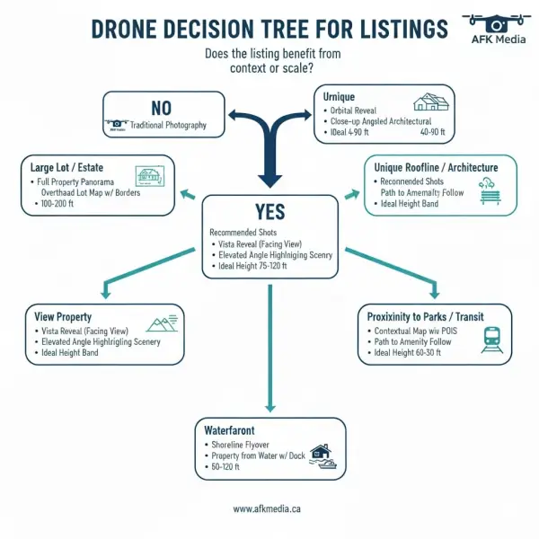 drone decision tree for listings